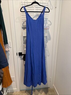 Anthropologie Royal Blue Maxi Dress